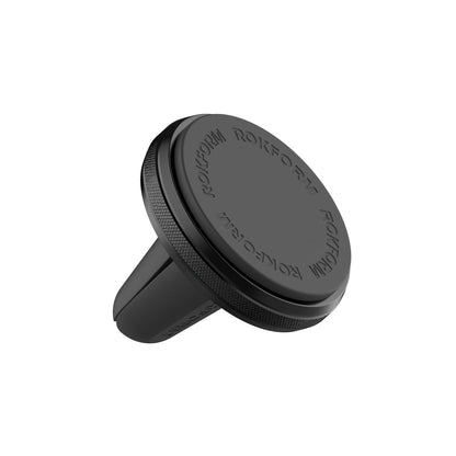 Rokform - Magnetic Air Vent Mount, Super Grip Car Truck & Van Vent Clip, Aluminum Cell Phone Holder, Removable Vent Magnet Mount, Specially Designed for Rokform Cases (Black)