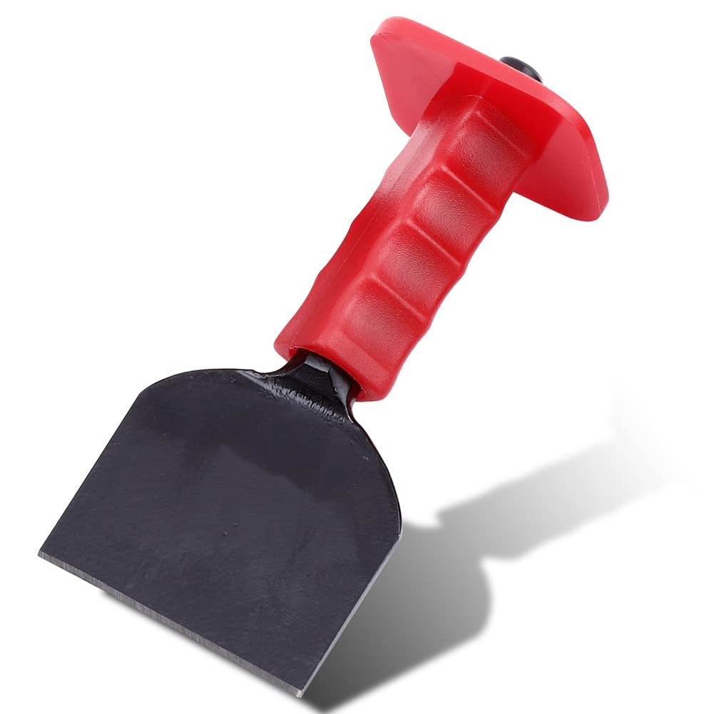 Monkey King Bar-8.9IN by 3.9IN Width Flat Masons Chisel/Demolishing/Masonry/Carving/Concrete Breaker Chisels with Hand Guard with Hand Guard