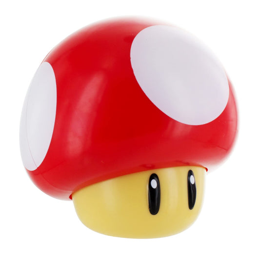 Super Mario Brothers Mushroom Figure Light – Officially Licensed Collectible Movie Merchandise with Sound, Gifts for Boys, Kids Bedroom Accessories | Paladone