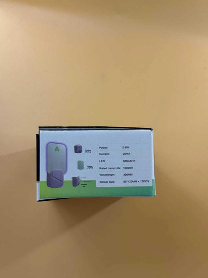 Fly Trap Indoor, Fruit Fly Traps for Indoors, 2 Devices 12 Glue Cards, Two Modes Protect 400 Sq Ft for Home, Flying Insect Trap Plug in for Fruit Flies, Gnats, Flies, Moths, and Other Flying Insects