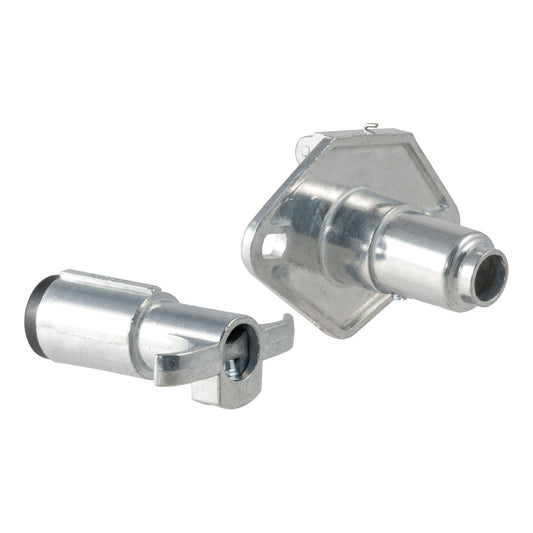 Curt Manufacturing 58671 I-6/I-7, 4 Pole Die Cast Connector Car and Trailer Ends - Pkg.