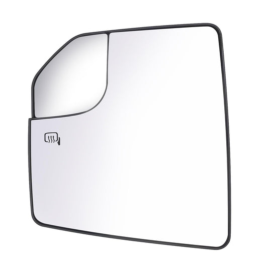 DUZFOREI FL3Z17K707L Side Heated Mirror Glass, Left or Right, Replacement for Ford F150 2015-2020, Side View Convex Mirror Glass (left)