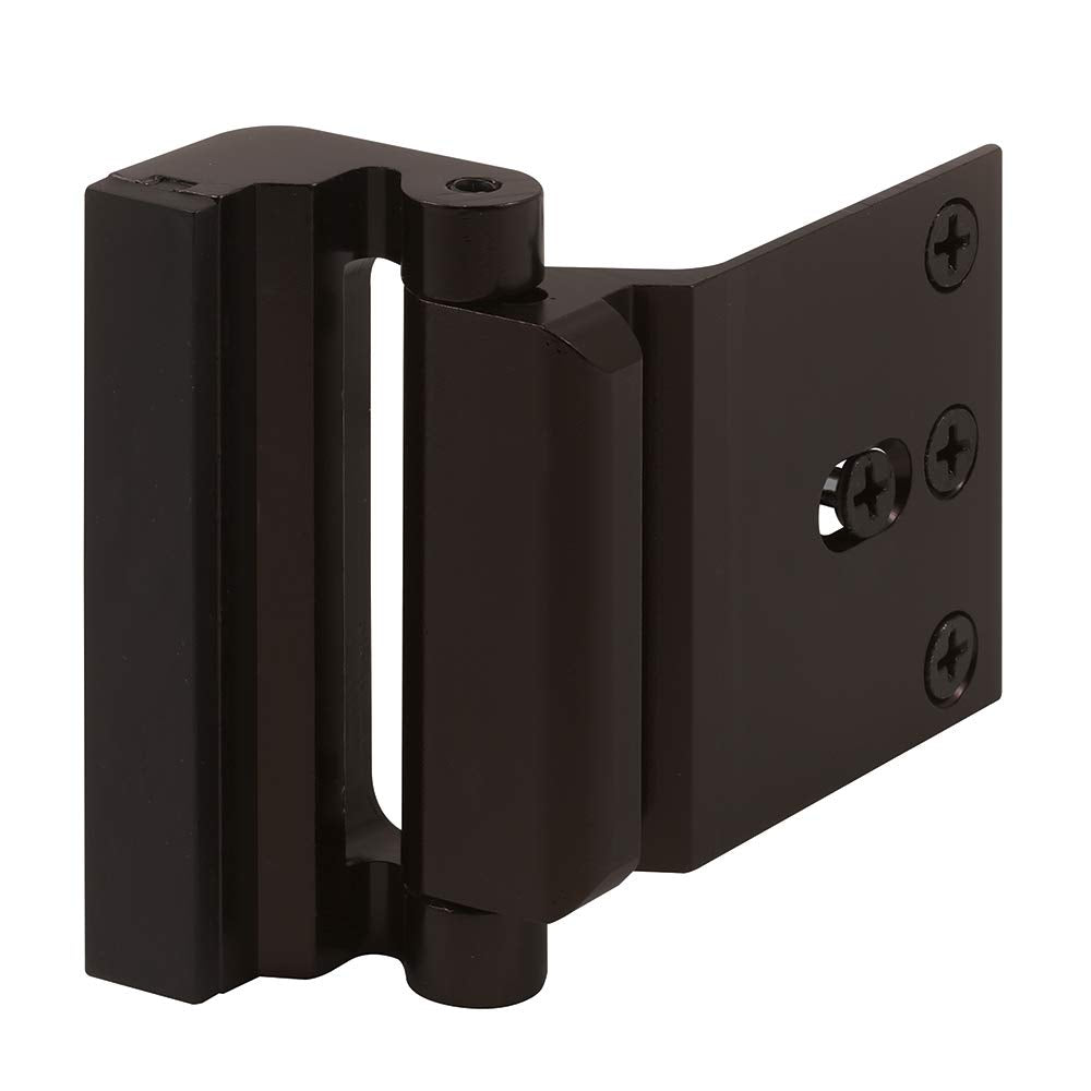 Prime-Line Products U 11126 Door Blocker Entry Door Stop, Bronze Anodize Finish