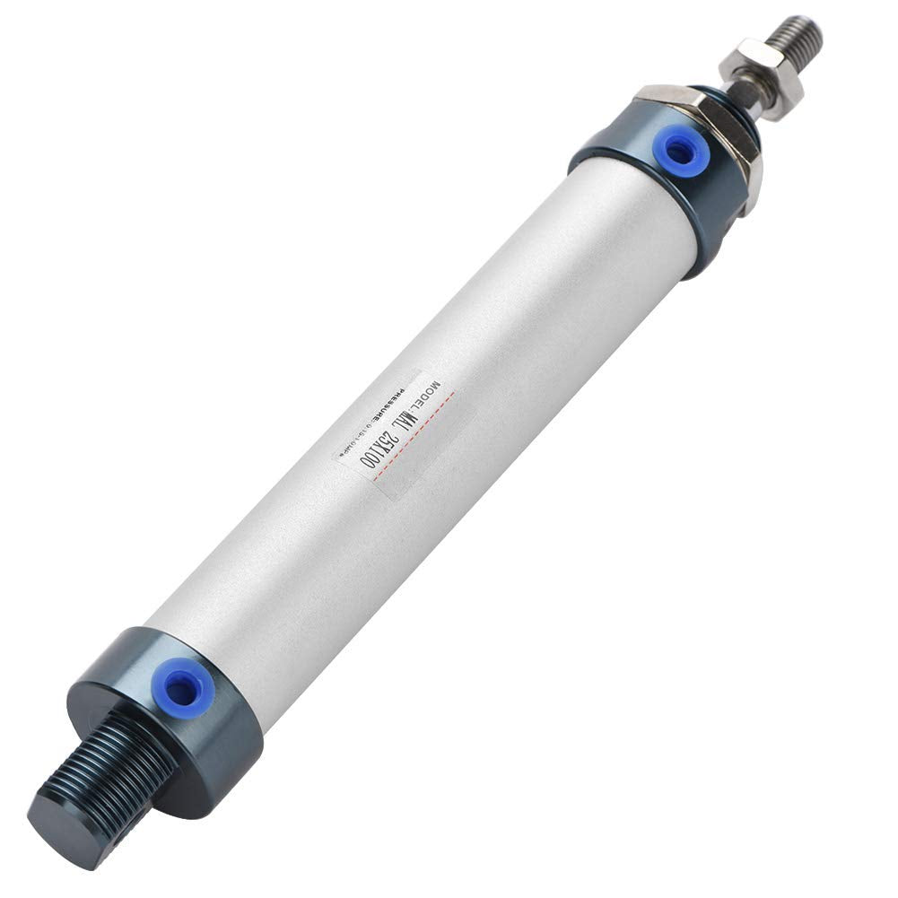 Mini Pneumatic Air Cylinder, 100mm Stroke 25mm Bore Pneumatic Cylinder for Industrial Use