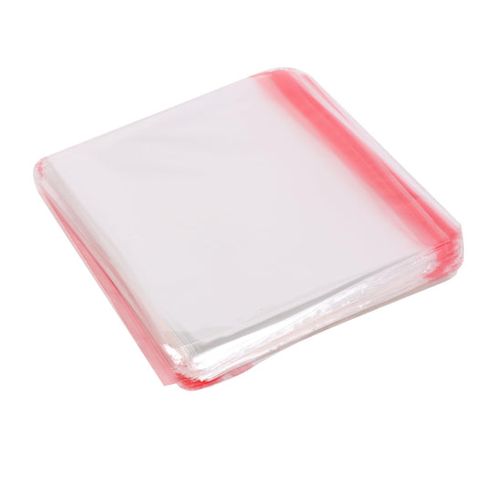 Mxfans 500x Plastic Resealable Thin Bag Warp Sleeve 160x155mm for CD Jewel Case