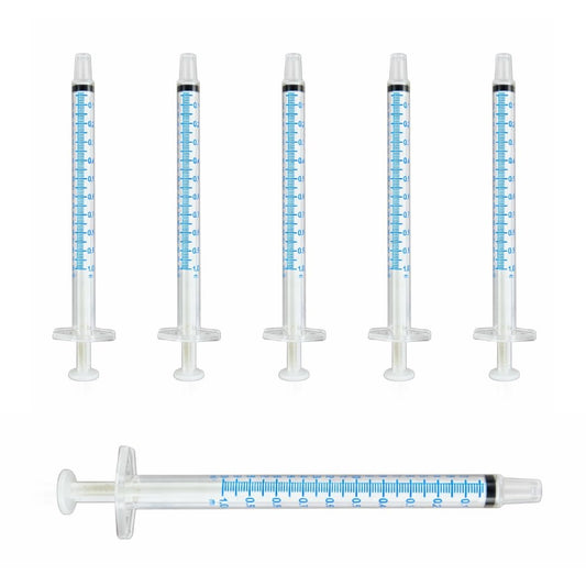 Elimedical Oral Medication Dispenser 1cc 100pcs/box Clear 01PC