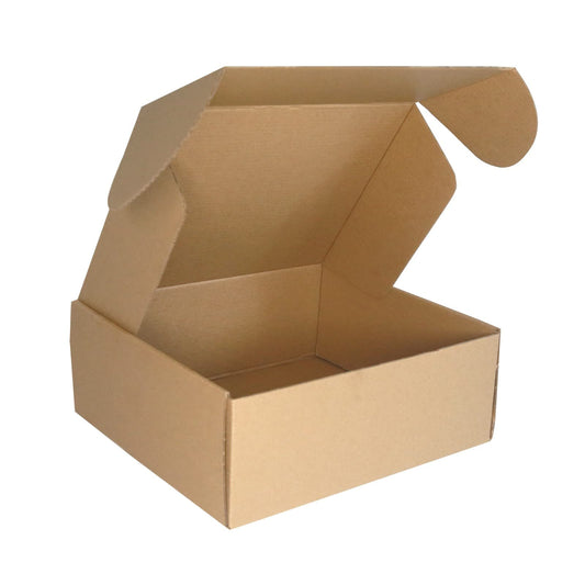 Corrugated Cardboard Shipping Boxes, 250x200x100mm Small Parcel Boxes, inner size: 240x 197x 97mm Packaging Mailing Boxes for Business, Posting, Small Packet Shipping, Storing or Gift(Pack of 10)