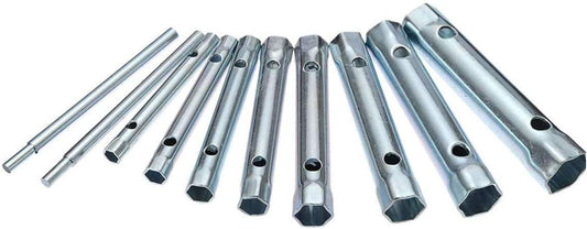 10Pcs Dual-Ended Wrench Socket Plumber Back Nut Tap Spark Plug Spanner Set Extended Spark Plug Wrench (10)