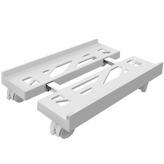 Seloom Adjustable Mobile CPU Stand, Heavy-Duty Desktop Stand with Rolling Caster Wheels, PC Riser Fits Most PC Gaming Desk Office