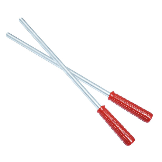 OZHOMY 2 Pack Winding Bars for Garage Door Torsion Springs, 1/2" Diameter Solid Steel with Upgraded Non-Slip Rubber Handles, Premium Steel Winding Rods for Adjusting & Replacing Garage Door Springs