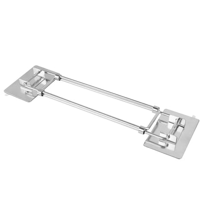 RV Shower Corner Storage Bar- Adjustable Stainless Steel Rod for Corner Shelves in Camper, Length 7.9-13.7 inches- RV Bathroom Organization Must Have Accessories (2 Pack)