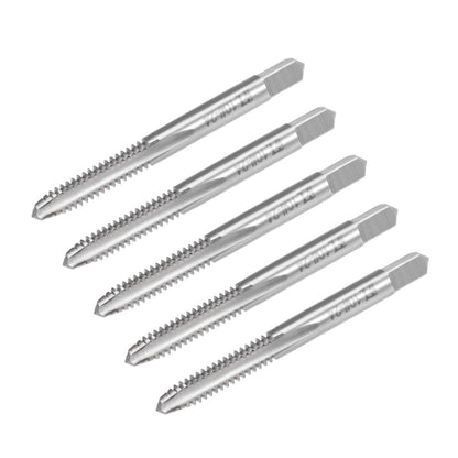 uxcell Machine Tap #10-24 UNC Thread 2B Class 3 Flutes High Speed Steel Screw Threading Tap Tapping Tool 5pcs