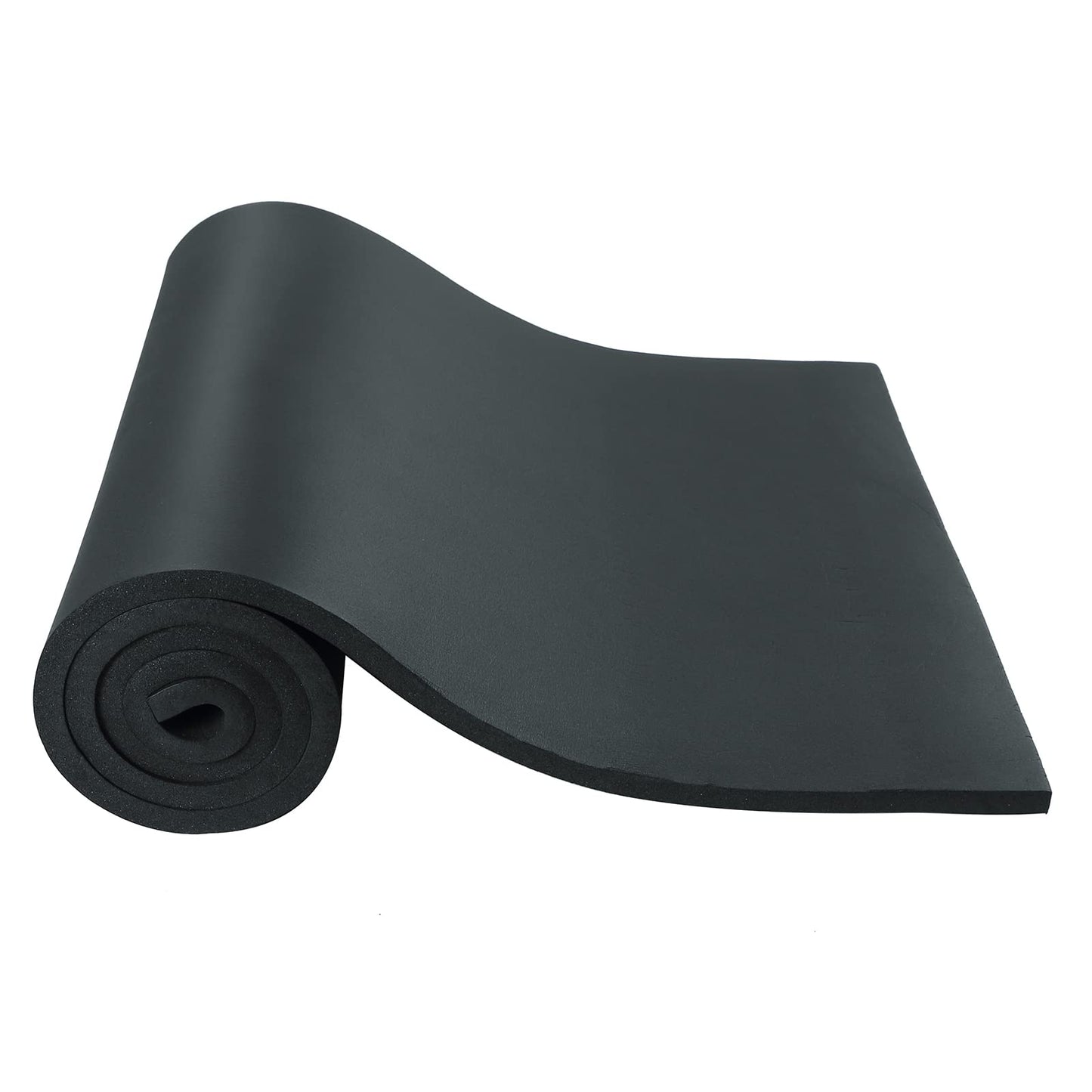 FLKQC Neoprene Sponge Foam Rubber Sheet Roll Without Adhesive | Neoprene Rubber Sheet Roll, Neoprene Padding Sheet, Cut to Multiple Dimensions and Lengths for DIY Padding Gaskets(1/2" x 17" x 60")