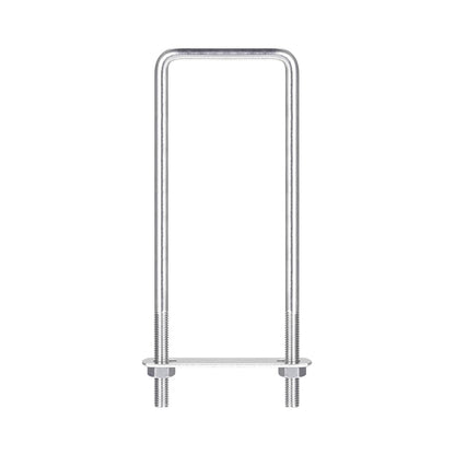 uxcell Square U-Bolts, 2 Sets 62mm(2.44") Inner Width 200mm Length M8 304 Stainless Steel U Clamp Bolt with Nuts and Plates, for Boat Trailer