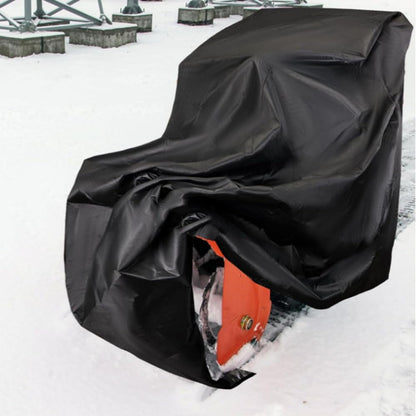 Snow Thrower Cover Waterproof Heavy Duty 420d Oxford With Windproof Buckles And Elastic Cord For Outdoor Electric All Weather Protection Universal