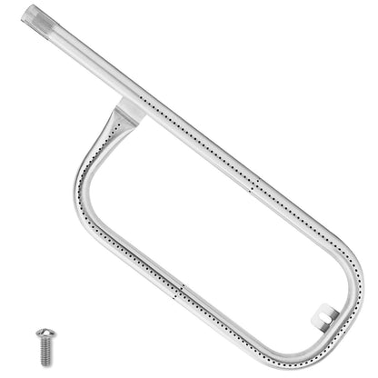 Uniflasy Stainless Steel Grill Tube Burner 60040 Replacement Parts for Weber Q100, Q120, Q1000, Q1200 Gasgrill, Length 17 inch
