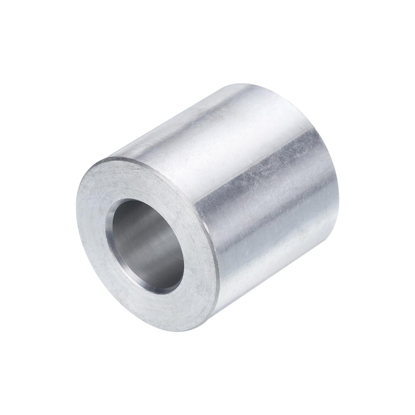 uxcell 4pcs Aluminum Spacer 1/2" Bore x 1" OD x 1" Length Screw Standoff Bushing Plain Finish Round Metal Spacer for 1/2 ID Screws Bolts and Rods