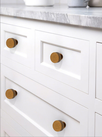Talentedeco 10 Pack Antique Brass Kitchen Cabinet Knobs Cabinet Pulls Drawer Knobs Cabinet Hardware Zinc Knobs for Drawers