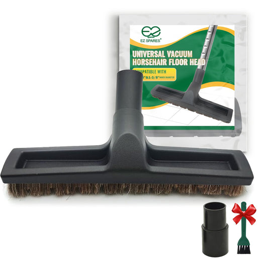 EZ SPARES Universal Horsehair Floor Brush (32mm/1.25") Smooth Floor Vacuum Attachment Compatible with Hoover/Eureka/Royal/Dirt Devil/Rainbow Cleaner Brush Head Premium Water-Absorbent Design