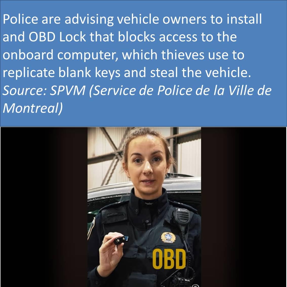 OBD Port Security Anti-Theft Lock Locking Device