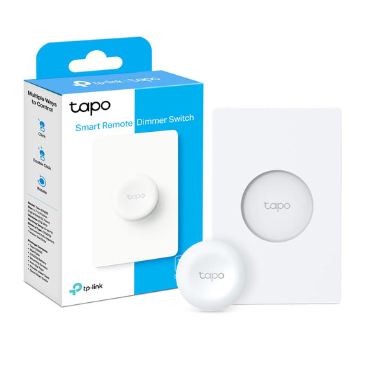 Tapo TP-Link Smart Button | Wireless Remote Dimmer Switch | 3-Way Control | Tap & Rotate HUB Required | 1+ Year Battery Life|Tapo S200D