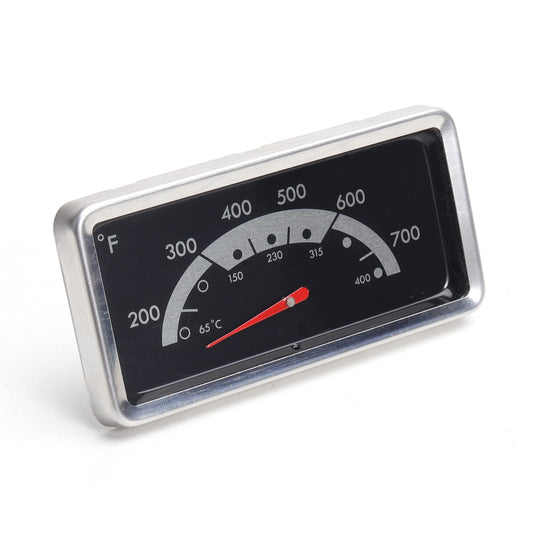 Outspark BBQ Grill Thermometer Replacement Part for Nexgrill 720-0830A 720-0882A 720-0896 Grills,BBQ Temperature Gauge for Kenmore 119.16144210 146.23673310,Square Stainless Steel Heat Indicator