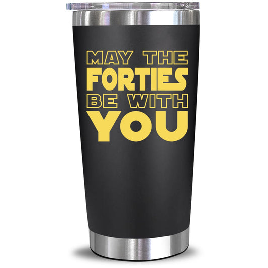 NewEleven 40th Birthday Gifts for Men Women - 1986 40th Birthday Decorations for Men Women - 40 Year Old Birthday Gifts for Dad, Mom, Friends Turning 40-20 Oz Tumbler