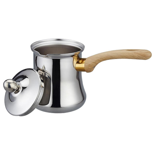 Turkish Coffee Pot Set, 720ml Coffee Maker, Chai Pot, Arabic,Briki Greek Coffee Pot, Coffee Warmer and Butter Melting Pot