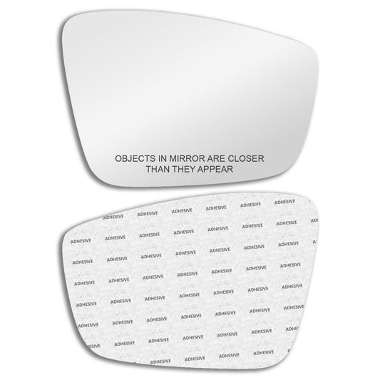 New Replacement Mirror Glass with Full Size Adhesive for Volkswagen 2013 2014 2015 Passat | 2011-2018 Jetta | 2012-2019 Beetle Passenger Side View Right RH…