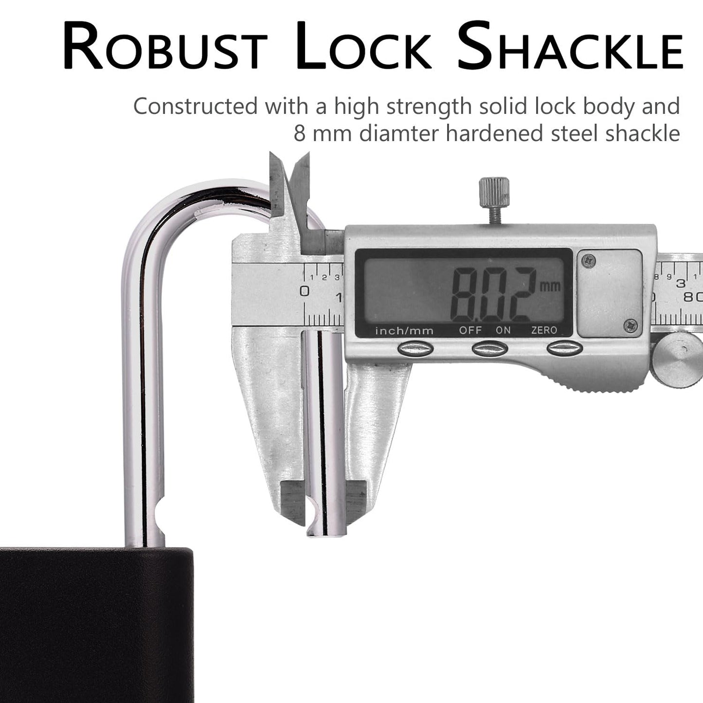 Combination Padlocks,Chumiug 4 Digit Resettable Combination Lock with 2.6 Inch Long Hardened Steel Shackle,Suitable for Outdoor School, Gym,Backyard Fence, Hasps,Shed & Toolbox [2 Pack] (Black - L)