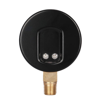 MEASUREMAN Diaphragm Type Capsule Low Pressure Gauge, 2-1/2" Dial, 1/4" NPT Lower Mount, Adjustable, 0-15 in H2O(Inches of Water)