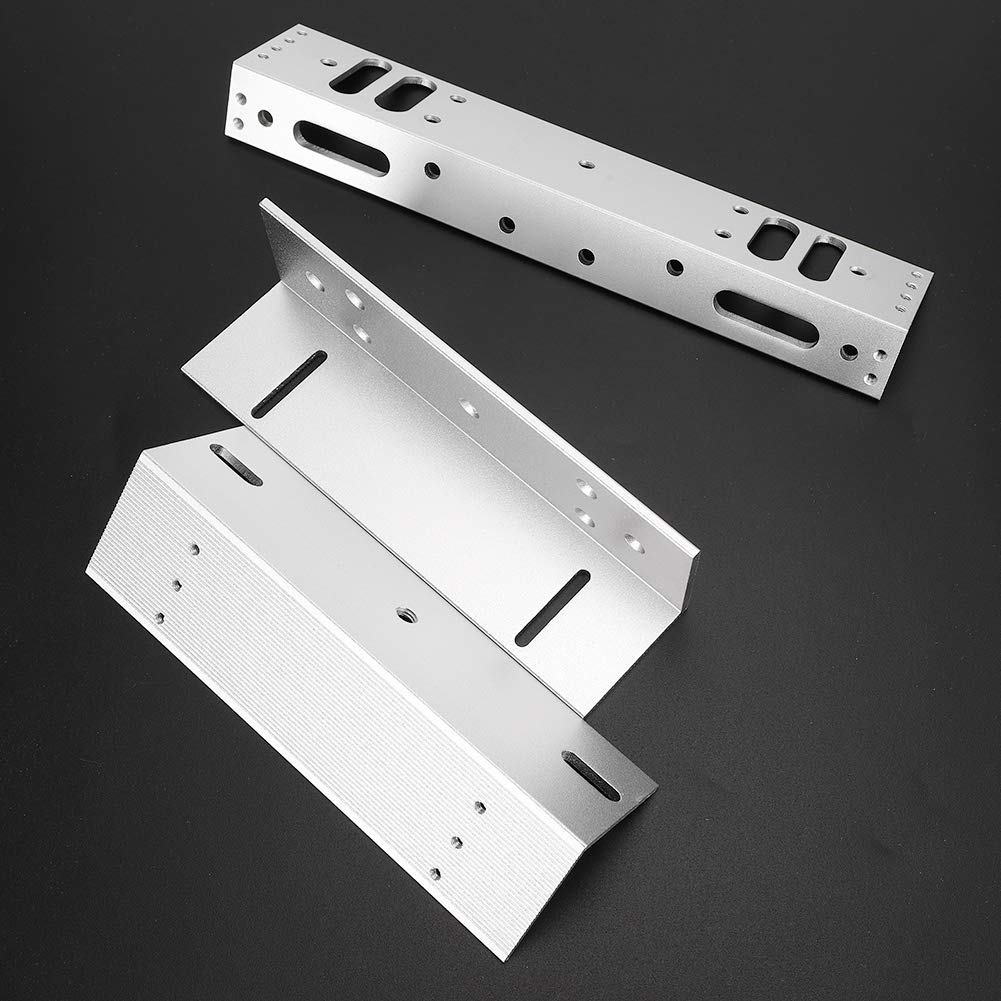 Magnetic Lock Bracket, L&Z Mounting Bracket for Electric Magnetic Lock, Door Lock Support for Wooden Doors Metal Doors Security Doors 280kg/617.3lb