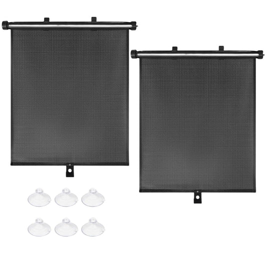 Retractable Auto Roller Sunshade,15.7""×17.7"" Car Window Shade,Baby Car Accessories,Comes with Enhanced Suction Cups,for Most Cars,SUV, Trucks,House and Office Window