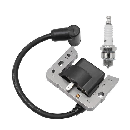 DUZFOREI Ignition Coil with Spark Plug Replacement for Tecumseh 34443 34443A 34443B 34443C 34443D Solid State Module
