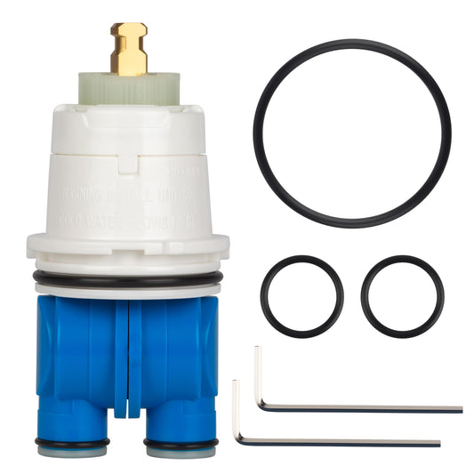 RP19804 Shower Cartridge Assembly Replacement for Delta 1300/1400 Series Tub/Shower Valves Fits,Single Handle Pressure Balance Valve Cartridge,Fits for Delta Select Monitor Valves (Blue 1993-2007)