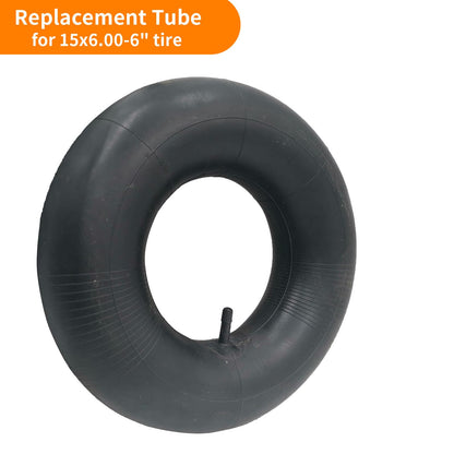 2PCS 15x6.00-6 Inner Tube with TR-13 Valve Stem Replacement for Lawn Mowers, Go Karts, Golf Carts and More