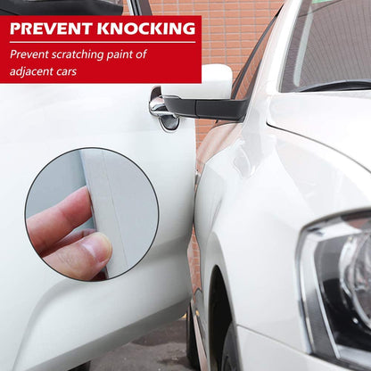 Universal Car Protection Door Edge Guard, Clear Car Sill Protector Film with Anti-Collision Shield for Most Vehicles (33Ft x 4In, Transparent)