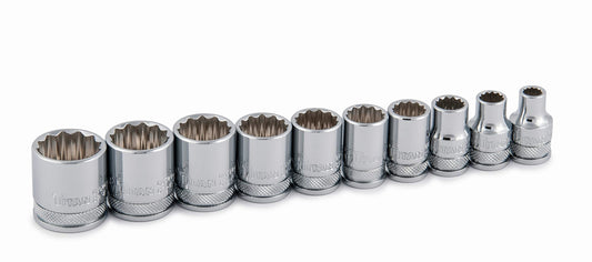 Titan 68500 10-Piece 3/8-Inch Drive SAE 12 Point Socket Set