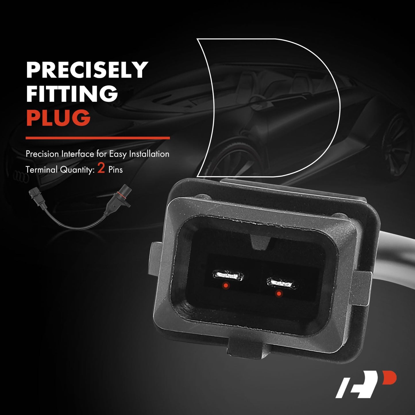 A-Premium 39180-26900 Engine Crankshaft Position Sensor Compatible with Hyundai Accent 2006-2011 & Kia Rio 2006-2010, Rio5 2006-2010, 1.6L