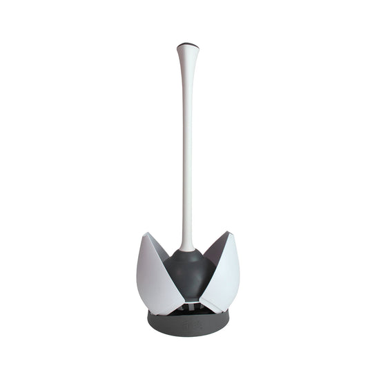 Clorox Toilet Plunger with Hideaway Caddy for Bathroom, Accessories Organizers & Storage, Toilet Unclogger, Plunger with Holder