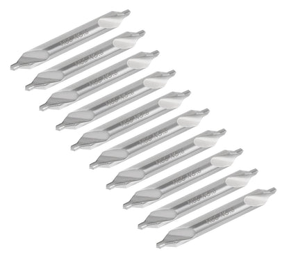 Accusize Industrial Tools No.3, 1/4 Inch x 7/64 Inch x 2 Inch H.S.S. Center Drill Bit, 10Pc 0530-0300X10