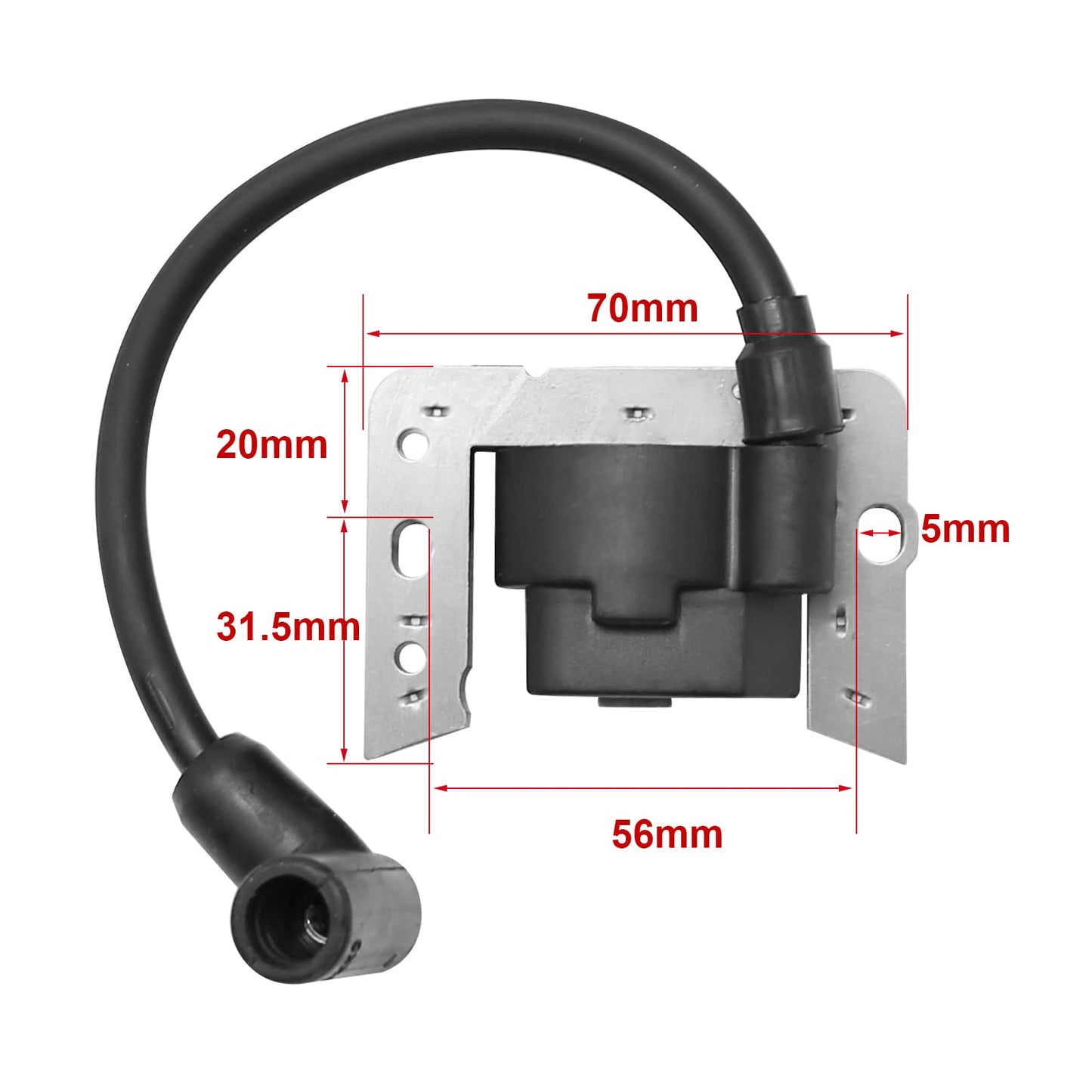 DUZFOREI Ignition Coil with Spark Plug Replacement for Tecumseh 34443 34443A 34443B 34443C 34443D Solid State Module