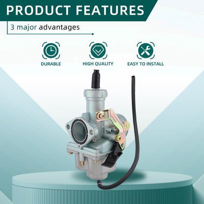 PZ27 Carburetor for 4-Stroke 125cc 150cc 200cc 250cc Go Kart Dirt Bike Taotao Sunl Buyang Coolsport Lifan Kazuma Zongshen Chinese ATV 27mm Carb