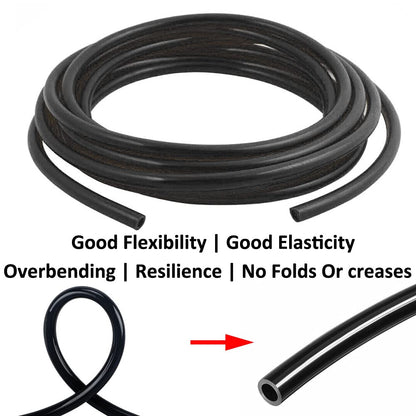 ETOPARS 10 Meter Air Line Hose Pneumatic Air Tubing Compressor Hose PU Polyurethane Air Pump High Pressure Pneumatic Tube 12mm OD x 8mm ID Black