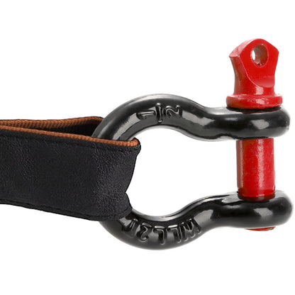 Bekith 6 Pack 1/2" D Ring Shackle 2.0 Ton (4,000 lbs) Capacity with Screw Pin Heavy Duty Shackles for Tow Strap, Winch, Off-Road Truck Vehicle Recovery