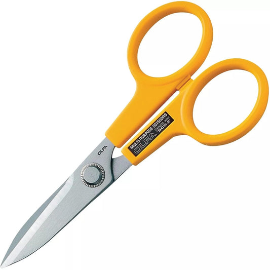 Olfa 9766 SCS-2 Stainless Steel Serrated Edge 7-Inch Scissors
