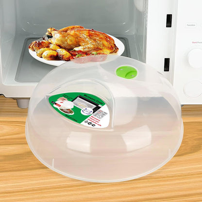 Microwave Splatter Cover, Microwave Cover for Food, Large Microwave Plate Cover Guard Lid with Steam Vents Keeps Microwave Oven Clean, 11.5 Inch BPA Free & Dishwasher Safe