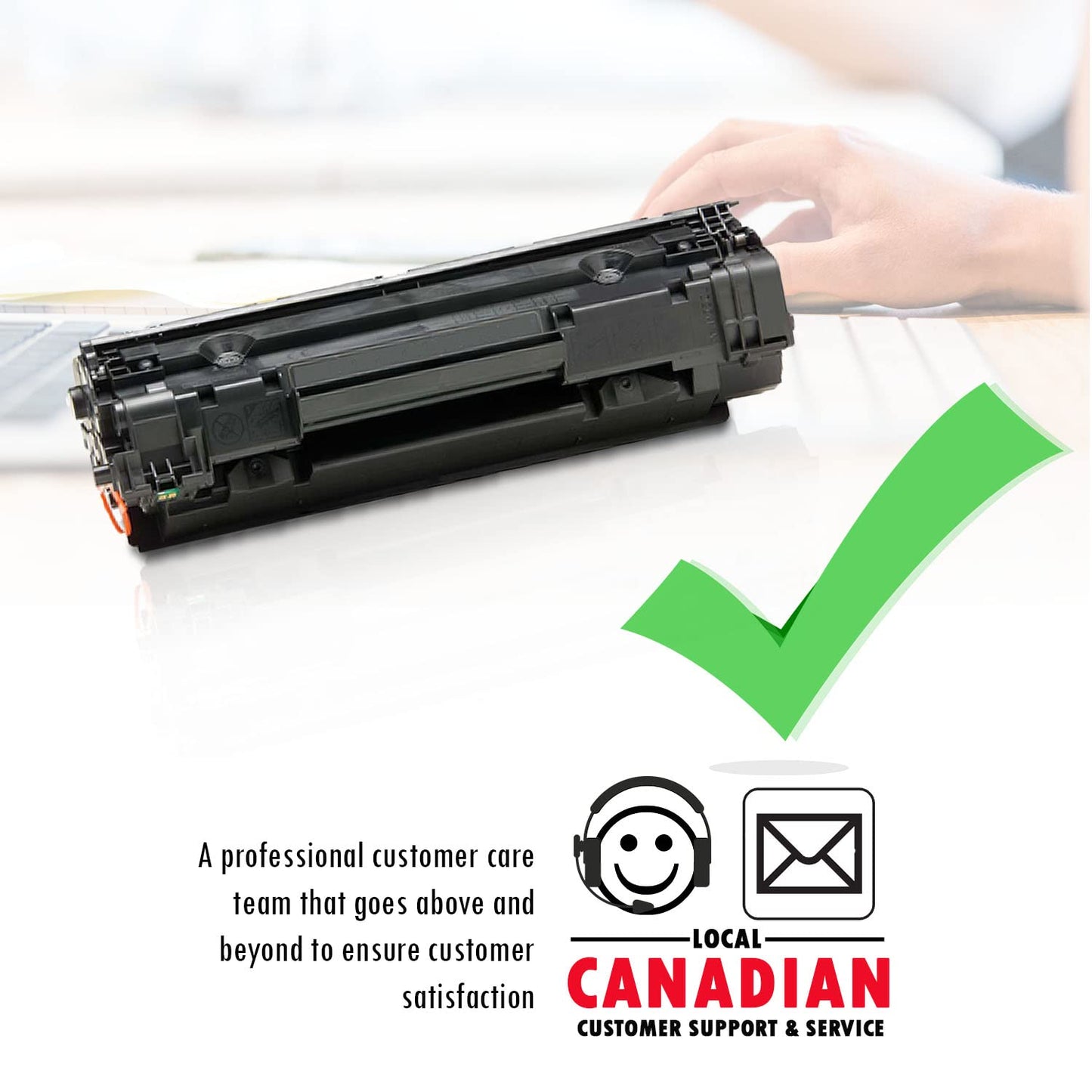 Inkfirst Compatible Toner Cartridge Replacement for HP CB436A 36A Laserjet P1505 P1505n M1522n MFP M1522nf MFP