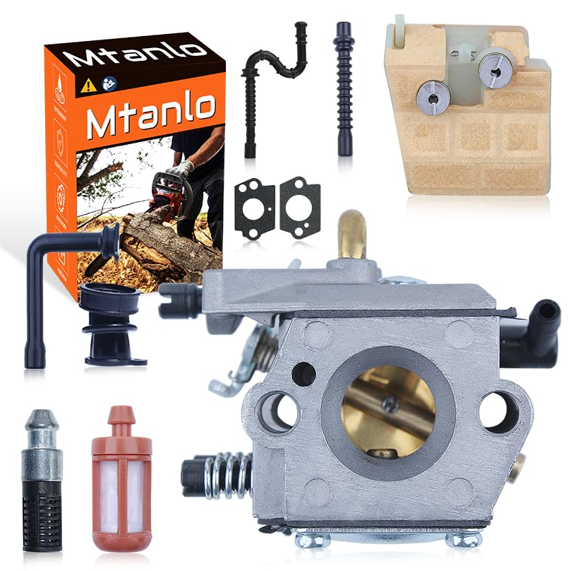 Mtanlo Carburetor Carb For Stihl MS260 026 MS240 024 Air Fuel Filter Impulse Line Part