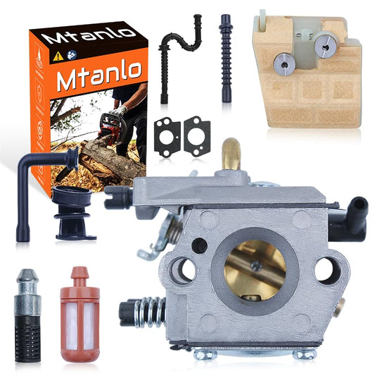 Mtanlo Carburetor Carb For Stihl MS260 026 MS240 024 Air Fuel Filter Impulse Line Part